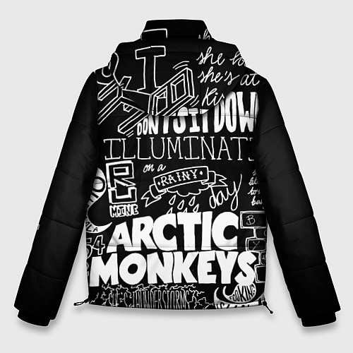 Мужская зимняя куртка Arctic Monkeys: I'm in a Vest / 3D-Черный – фото 2