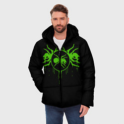 Куртка зимняя мужская The Prodigy: Acid Ants, цвет: 3D-черный — фото 2