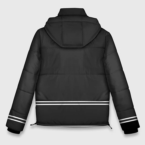 Мужская зимняя куртка Washington Capitals: Mono / 3D-Черный – фото 2