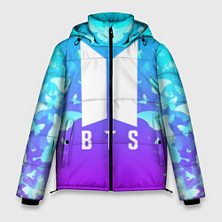 Мужская зимняя куртка BTS: Violet Butterflies