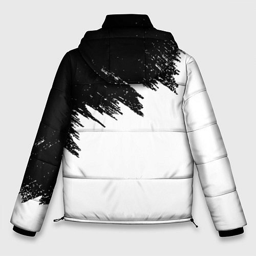 Мужская зимняя куртка BTS: White & Black / 3D-Черный – фото 2