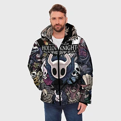 Куртка зимняя мужская Hollow Knight, цвет: 3D-красный — фото 2