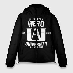Мужская зимняя куртка My Hero Academia белый лого