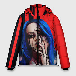 Куртка зимняя мужская Billie Eilish: Demon, цвет: 3D-черный