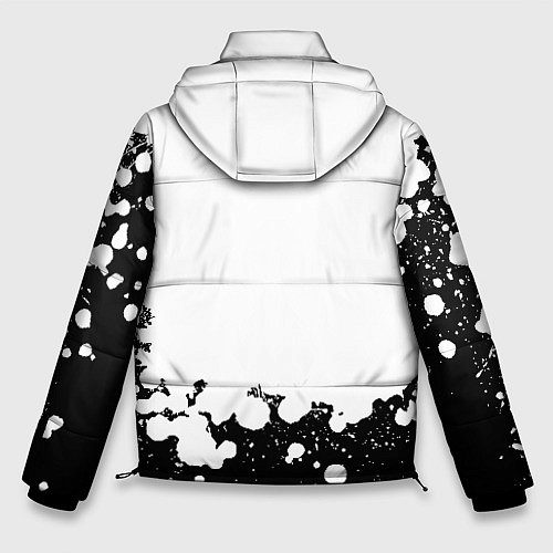 Мужская зимняя куртка L letter snow / 3D-Черный – фото 2