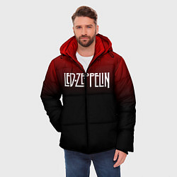 Куртка зимняя мужская Led Zeppelin, цвет: 3D-черный — фото 2
