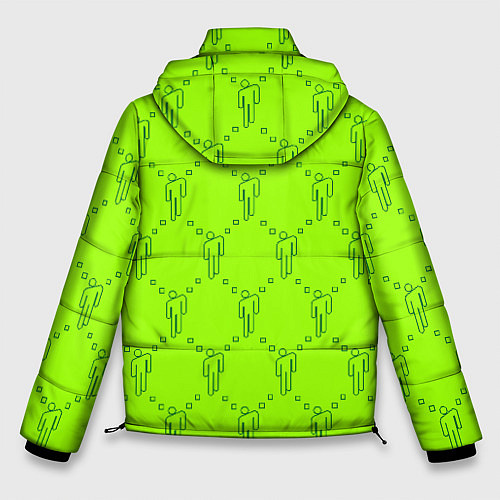 Мужская зимняя куртка Billie Eilish: Acid Pattern / 3D-Черный – фото 2