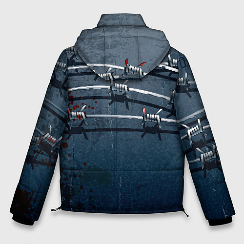 Мужская зимняя куртка Колючая цепь / 3D-Черный – фото 2