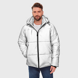 Куртка зимняя мужская Без дизайна, цвет: 3D-черный — фото 2