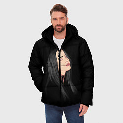 Куртка зимняя мужская Billie Eilish: Black Style, цвет: 3D-черный — фото 2