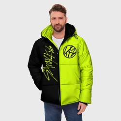 Куртка зимняя мужская Stray Kids, цвет: 3D-черный — фото 2