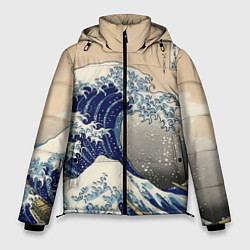 Мужская зимняя куртка Kanagawa Wave Art