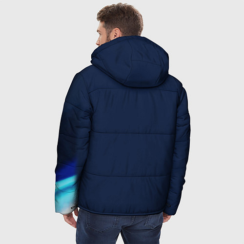 Мужская зимняя куртка UNDERTALE / 3D-Светло-серый – фото 4