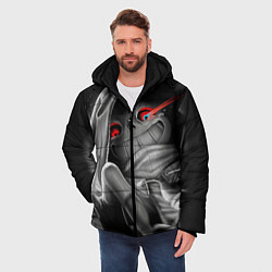 Куртка зимняя мужская UNDERTALE, цвет: 3D-черный — фото 2