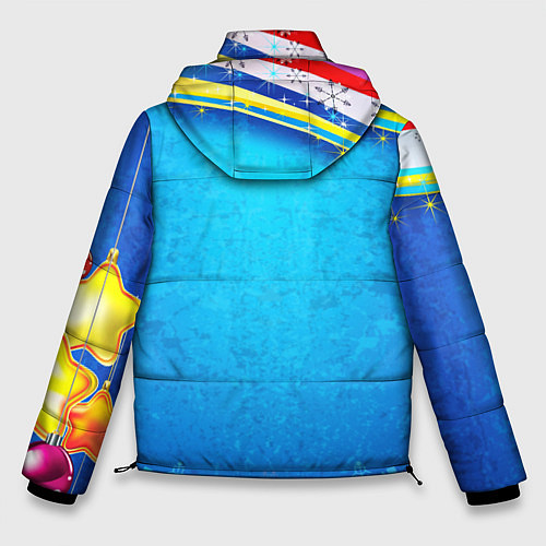 Мужская зимняя куртка Brawl Stars новогодний LEON / 3D-Черный – фото 2