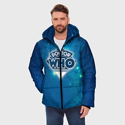 Куртка зимняя мужская Doctor Who, цвет: 3D-черный — фото 2