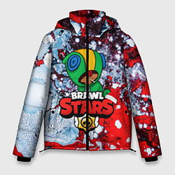 Куртка зимняя мужская BRAWL STARS LEON, цвет: 3D-черный