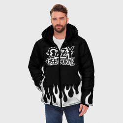 Куртка зимняя мужская Ozzy Osbourne, цвет: 3D-светло-серый — фото 2