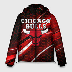 Куртка зимняя мужская CHICAGO BULLS, цвет: 3D-черный