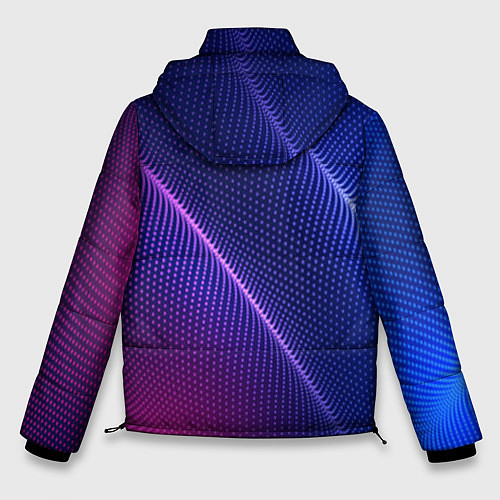 Мужская зимняя куртка Фиолетово 3d волны 2020 / 3D-Красный – фото 2