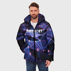Куртка зимняя мужская DETROIT:BECOME HUMAN 2019, цвет: 3D-черный — фото 2