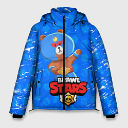 Куртка зимняя мужская BRAWL STARS EL BROWN, цвет: 3D-красный