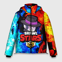 Куртка зимняя мужская BRAWL STARS MORTIS, цвет: 3D-светло-серый
