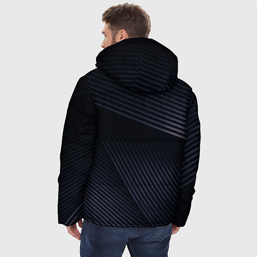 Мужская зимняя куртка Минимализм / 3D-Светло-серый – фото 4