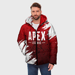 Куртка зимняя мужская APEX LEGENDS, цвет: 3D-красный — фото 2