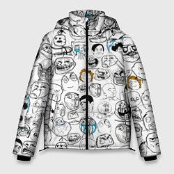 Куртка зимняя мужская МЕМЫ, цвет: 3D-черный