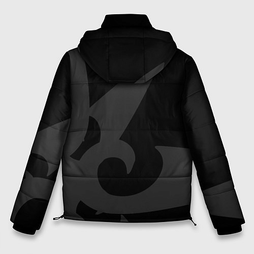 Мужская зимняя куртка Король и Шут / 3D-Черный – фото 2