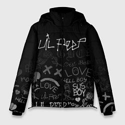 Куртка зимняя мужская LIL PEEP, цвет: 3D-черный