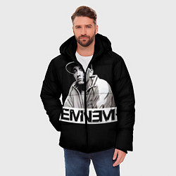 Куртка зимняя мужская Eminem, цвет: 3D-черный — фото 2