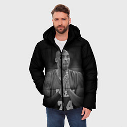 Куртка зимняя мужская Коби Брайант, цвет: 3D-черный — фото 2