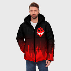 Куртка зимняя мужская GURREN LAGANN, цвет: 3D-черный — фото 2