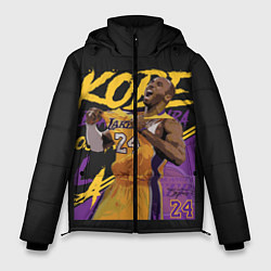 Куртка зимняя мужская Kobe Bryant, цвет: 3D-красный