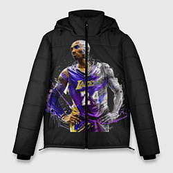 Куртка зимняя мужская Kobe Bryant, цвет: 3D-черный