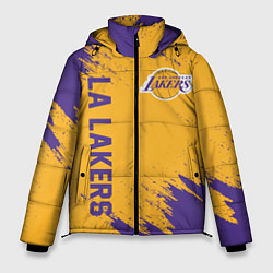 Куртка зимняя мужская LA LAKERS, цвет: 3D-красный