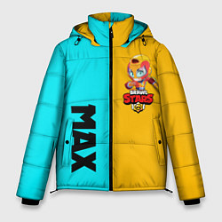 Куртка зимняя мужская BRAWL STARS MAX, цвет: 3D-черный