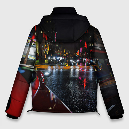 Мужская зимняя куртка Grand Theft Auto V / 3D-Черный – фото 2