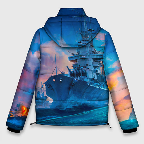 Мужская зимняя куртка ВМФ / 3D-Черный – фото 2