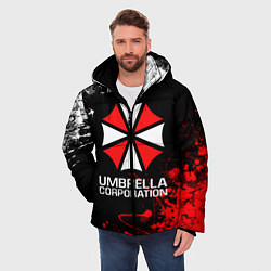 Куртка зимняя мужская UMBRELLA CORPORATION, цвет: 3D-красный — фото 2
