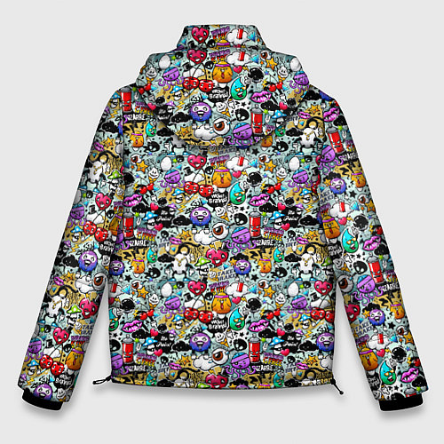 Мужская зимняя куртка Stickerboom / 3D-Черный – фото 2