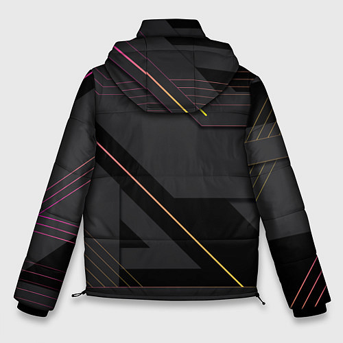 Мужская зимняя куртка Modern Geometry / 3D-Черный – фото 2