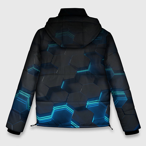 Мужская зимняя куртка Roblox Neon Hex / 3D-Черный – фото 2