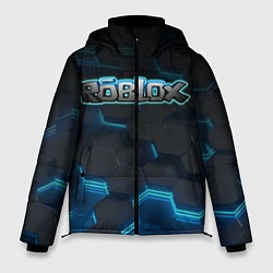Куртка зимняя мужская Roblox Neon Hex, цвет: 3D-черный