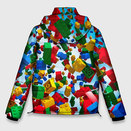 Мужская зимняя куртка Roblox Cubes / 3D-Черный – фото 2