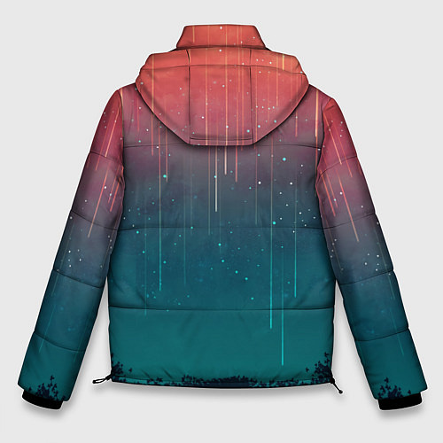 Мужская зимняя куртка Космический Дождь / 3D-Черный – фото 2