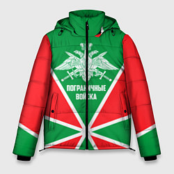 Куртка зимняя мужская Пограничные Войска, цвет: 3D-красный