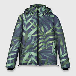 Куртка зимняя мужская Арт из джунглей, цвет: 3D-светло-серый